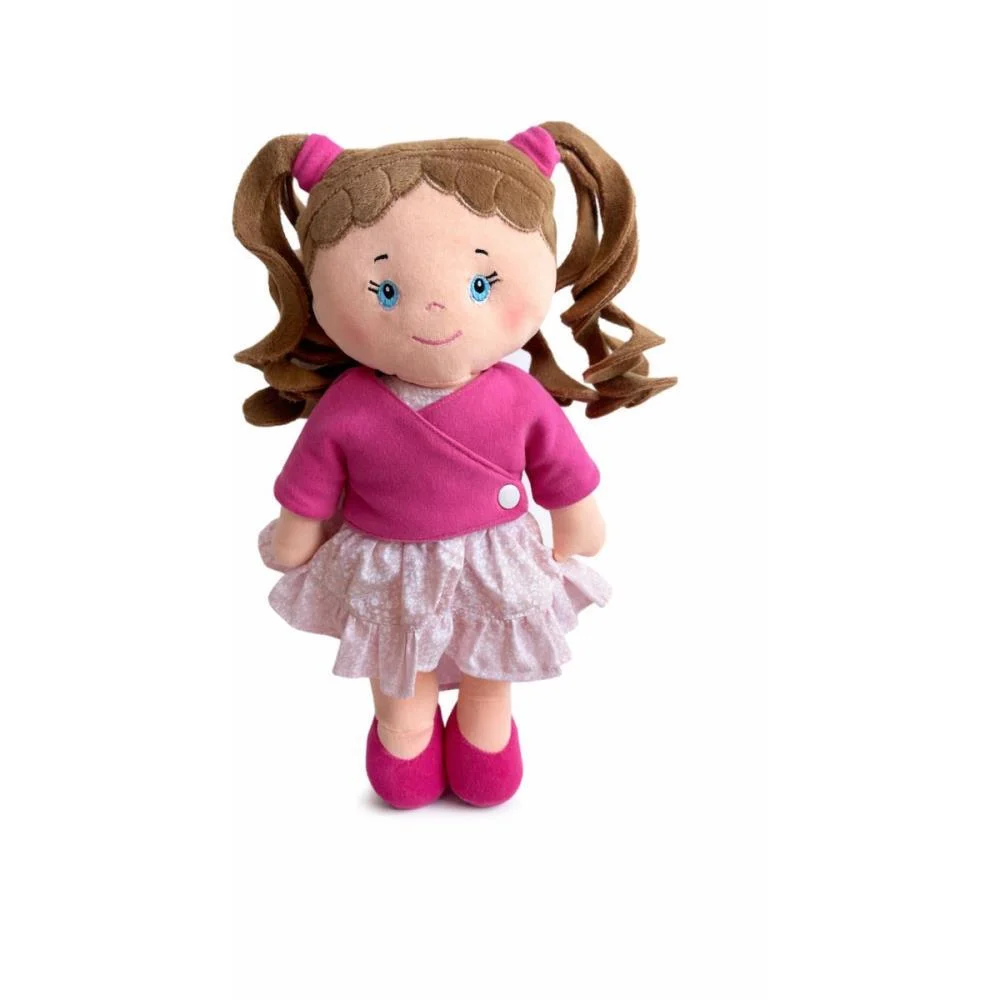 Boneca De Pelucia Zaya 35Cm Zip - imagem 2