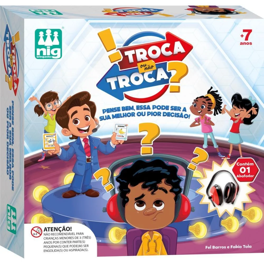 Jogo De Cartas Troca Ou Nao Troca Nig Brinquedos (Unidade) - imagem 3