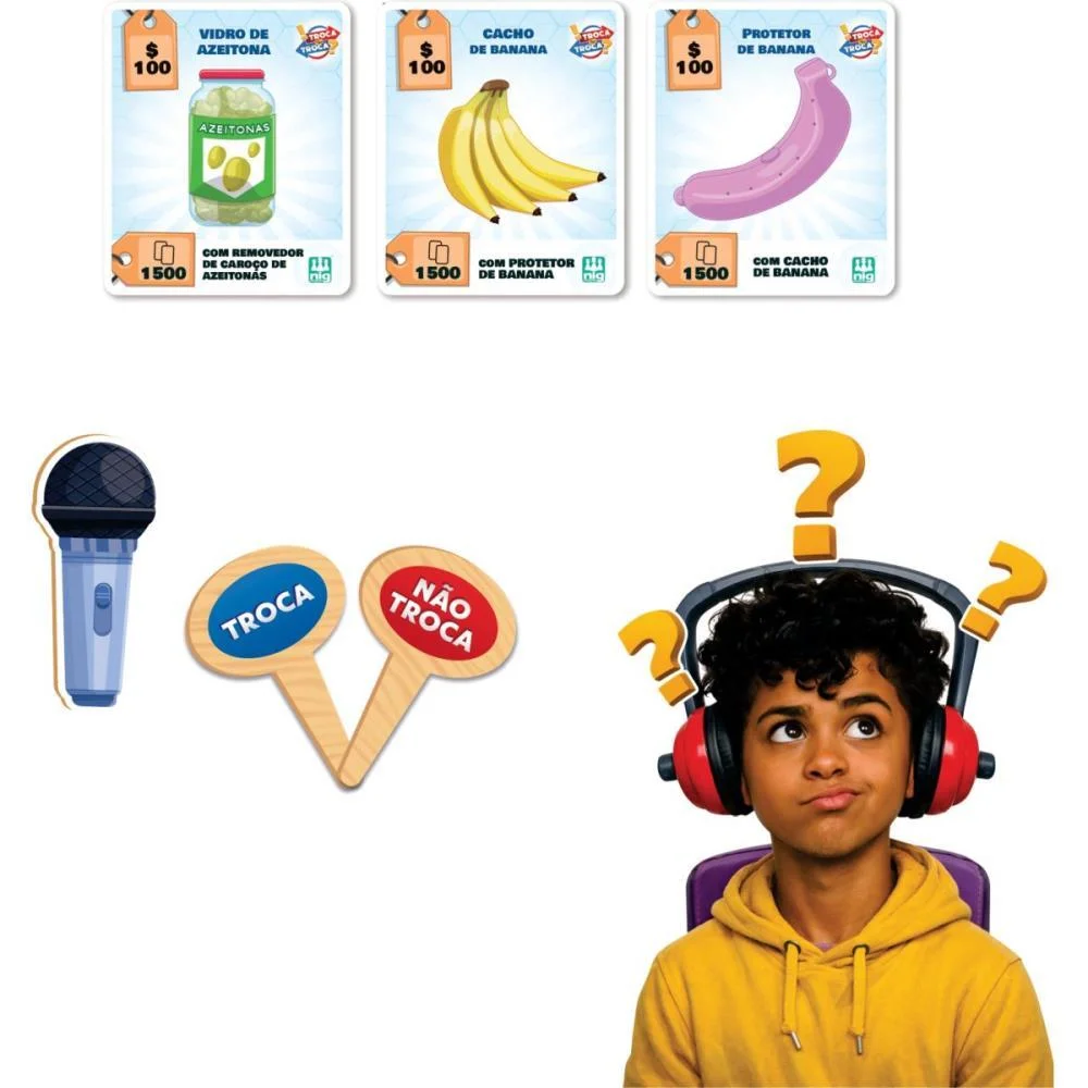 Jogo De Cartas Troca Ou Nao Troca Nig Brinquedos (Unidade) - imagem 5