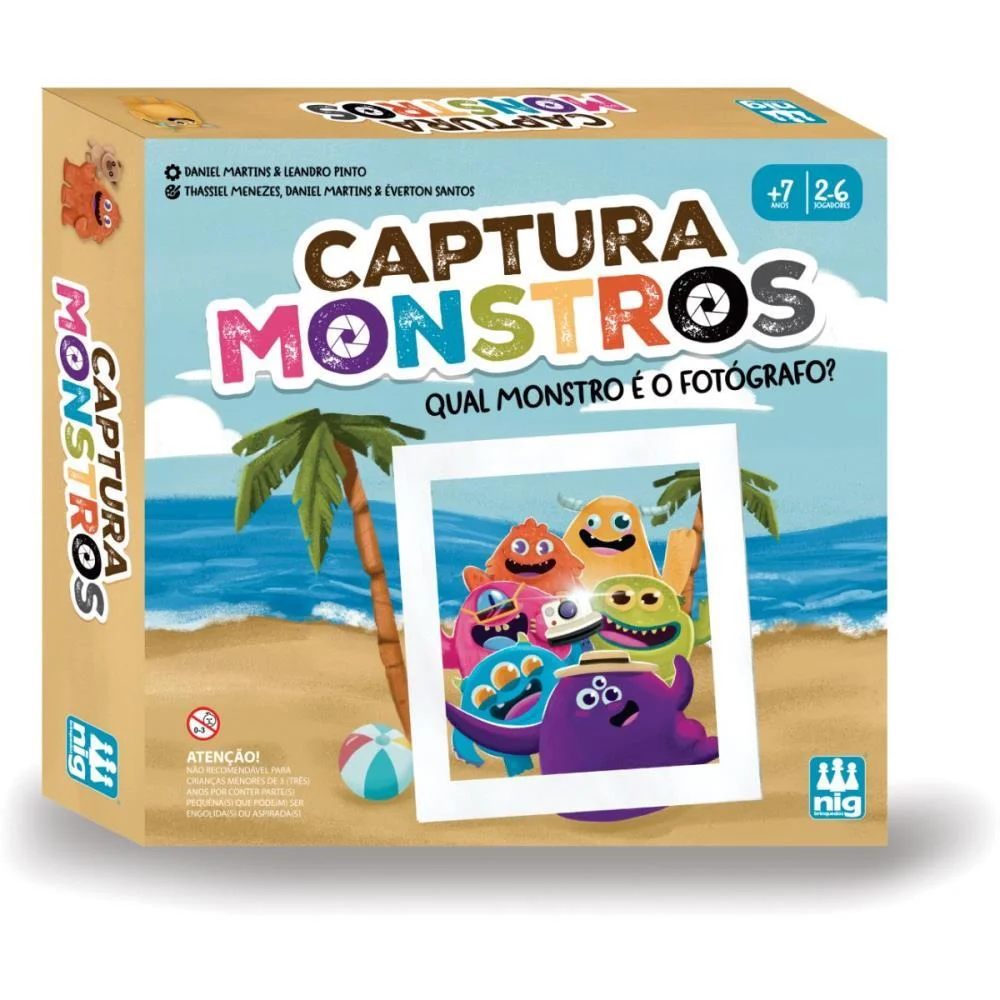 Jogo De Cartas Captura Monstros Nig Brinquedos (Unidade) - imagem 3