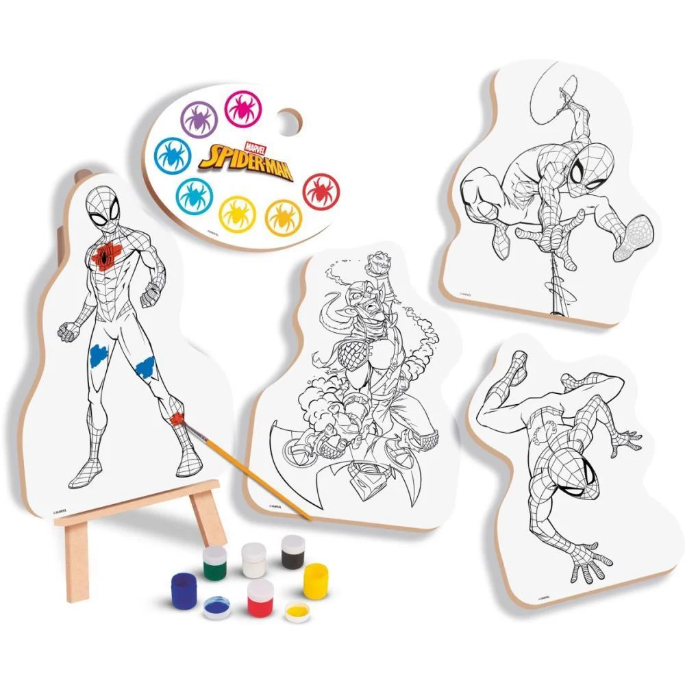 Brinquedo Para Colorir Spider-Man Kit Pintura Nig Brinquedos (Unidade) - imagem 4