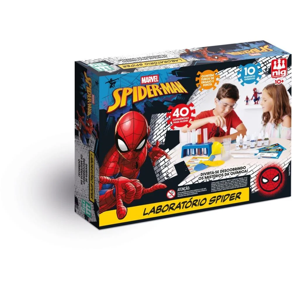 Jogo Diverso Spider-Man Laboratorio Nig Brinquedos (Unidade) - imagem 3