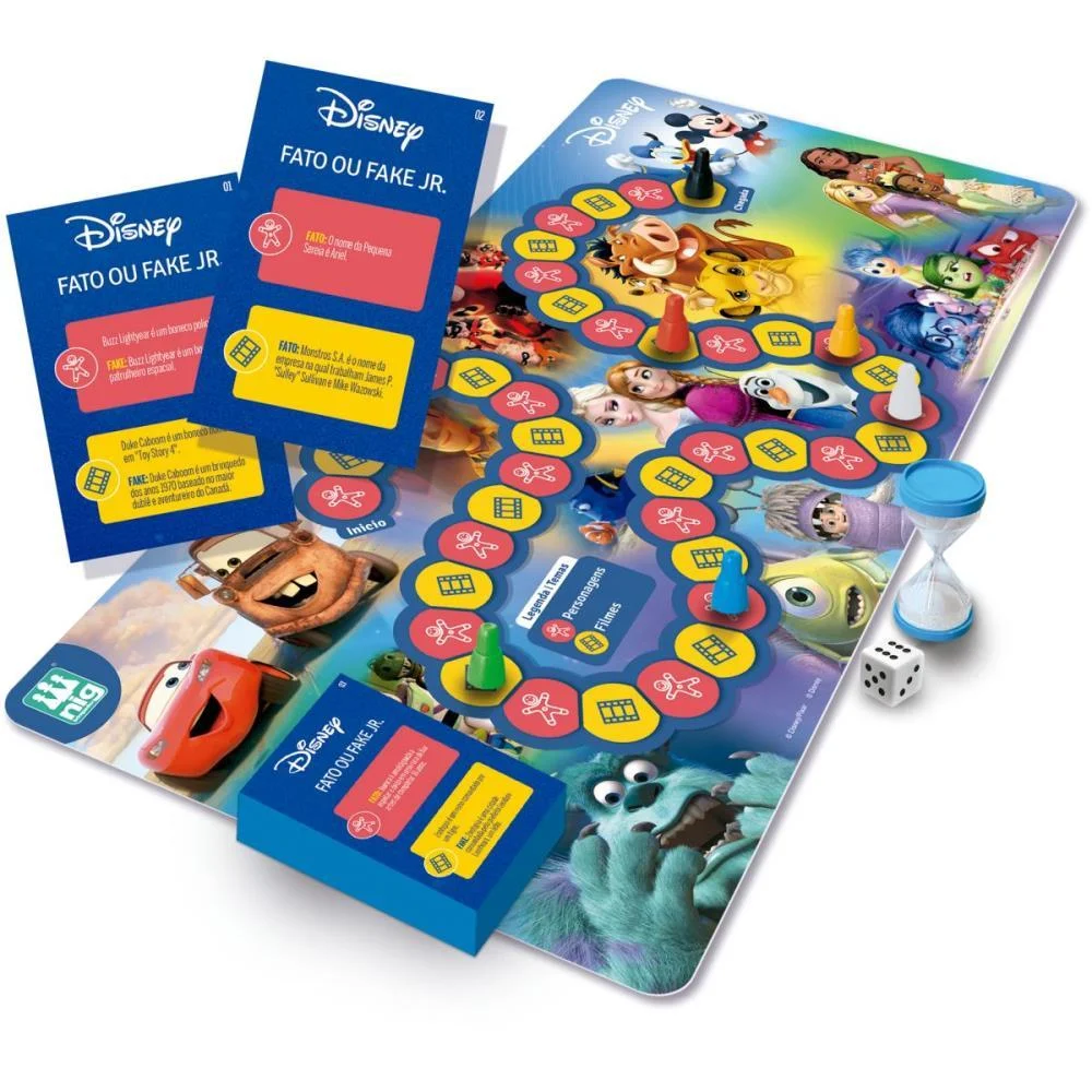 Jogo De Cartas Disney Fato Ou Fake Jr. Nig Brinquedos (Unidade) - imagem 5