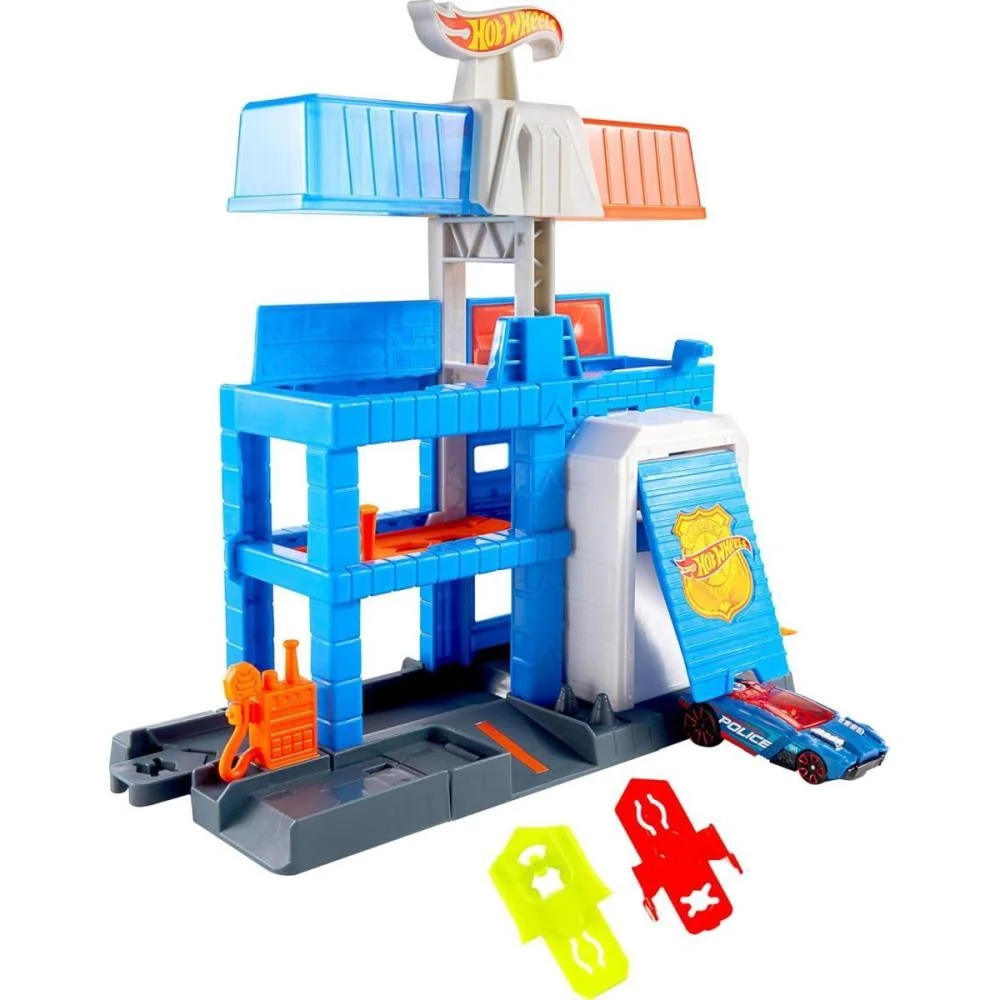 Hot Wheels Pista City Downtown Torre De Policia Mattel (Unidade) - imagem 3