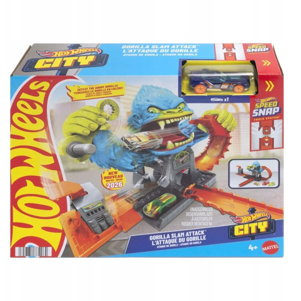 Hot Wheels Pista City Nêmesis Ataque Do Gorila Mattel (Unidade) - imagem 6