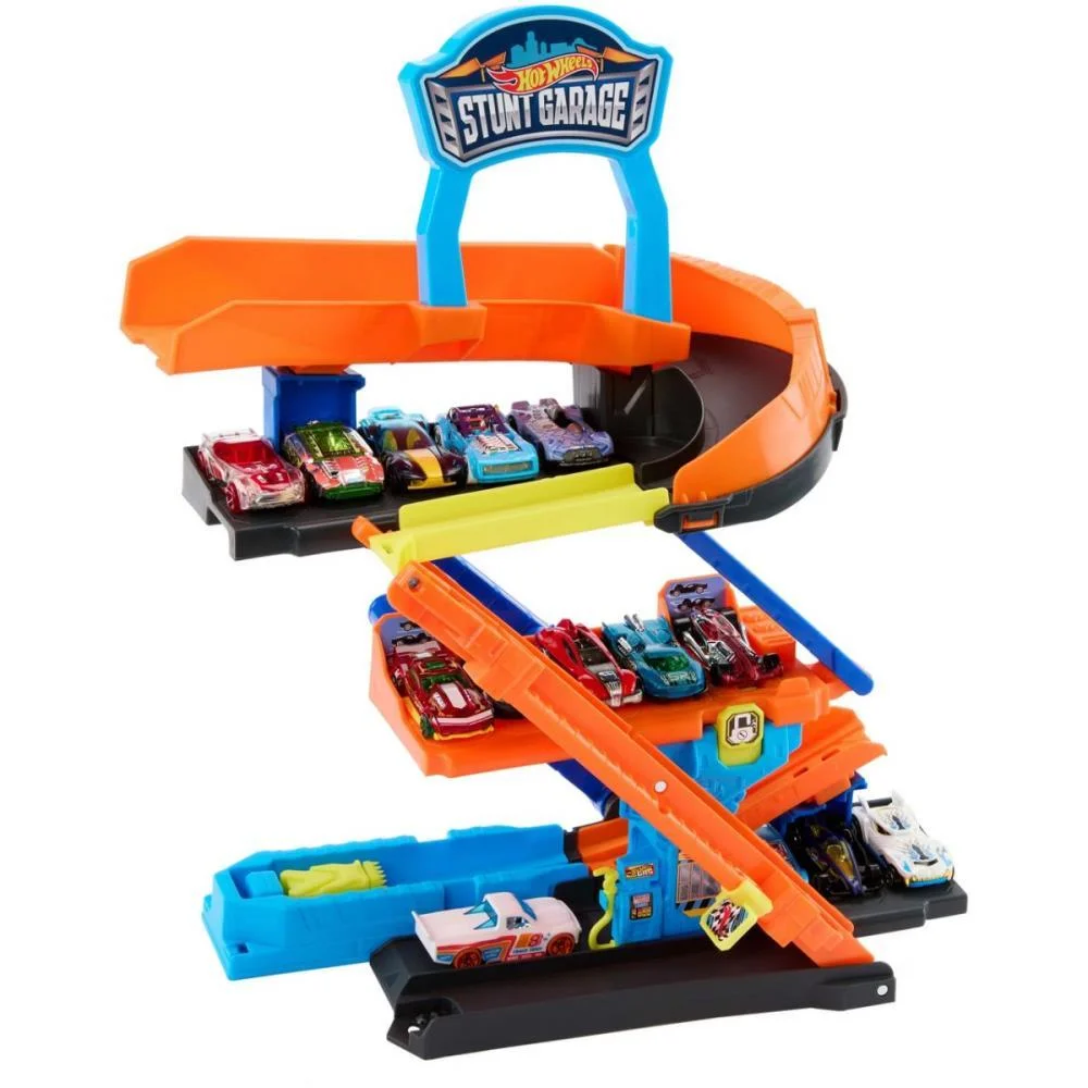 Hot Wheels Pista City Garagem De Acrobacias Mattel (Unidade) - imagem 3