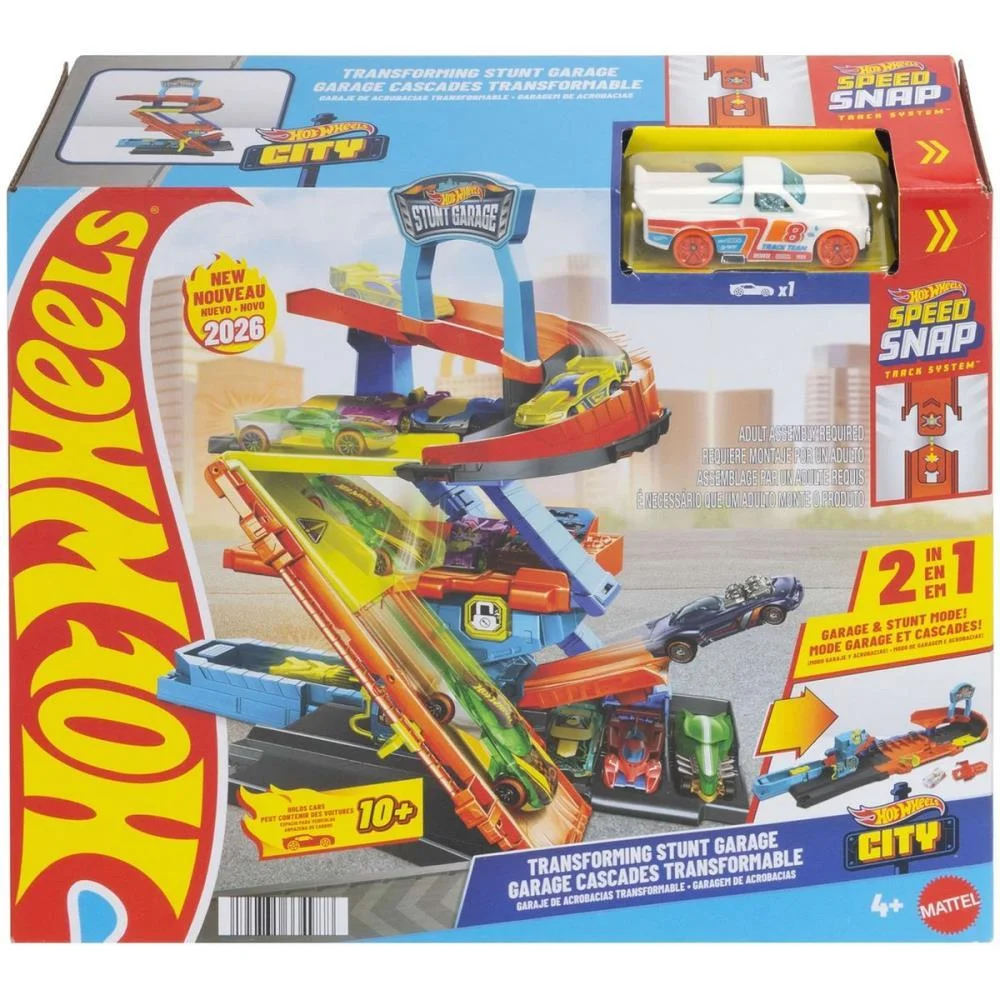 Hot Wheels Pista City Garagem De Acrobacias Mattel (Unidade) - imagem 6