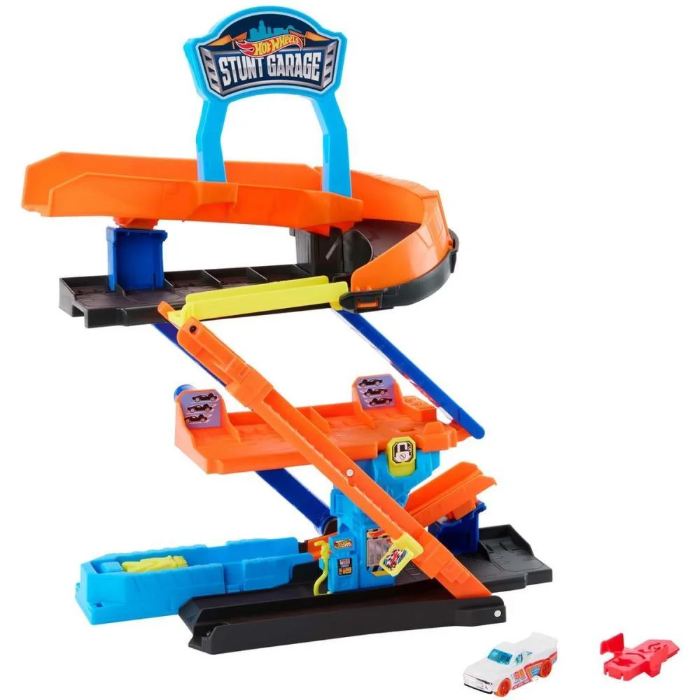 Hot Wheels Pista City Garagem De Acrobacias Mattel (Unidade) - imagem 7