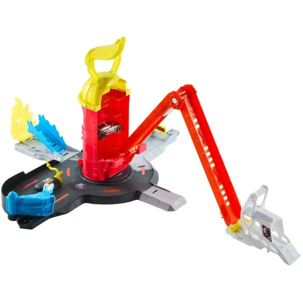Hot Wheels Pista City Super Resgate Estaça.bombeiros Mattel (Unidade) - imagem 3