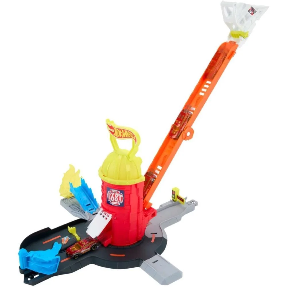 Hot Wheels Pista City Super Resgate Estaça.bombeiros Mattel (Unidade) - imagem 5
