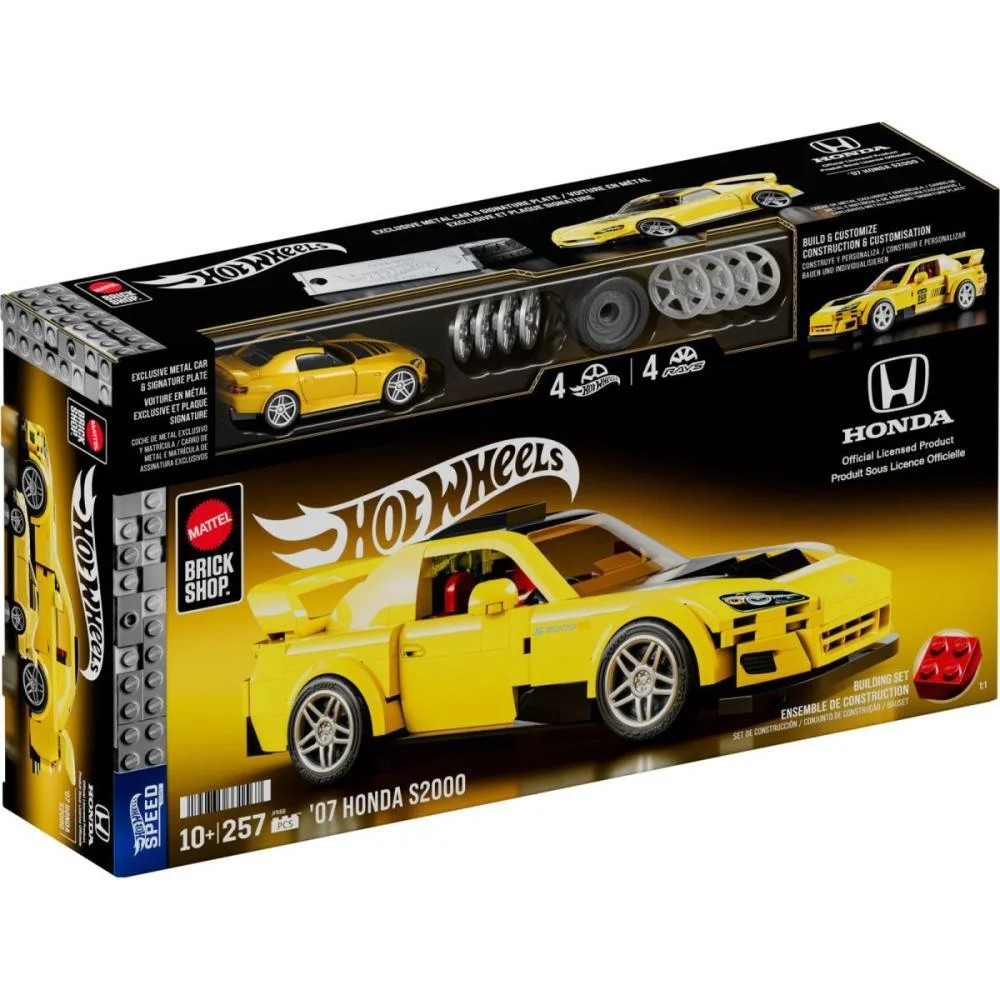Hot Wheels Brick Shop Speed 07 Honda S2000 1:32 257P Mattel - imagem 8
