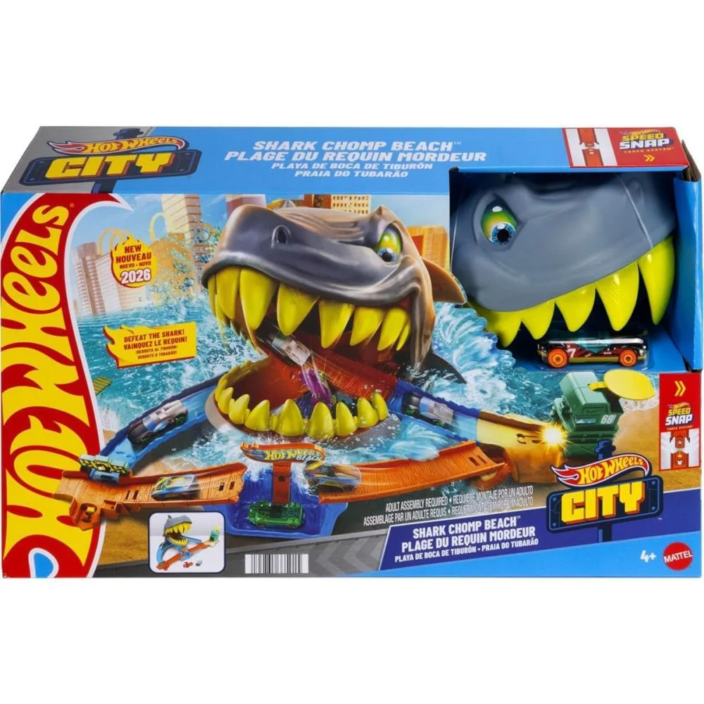 Hot Wheels Pista City Ataque Mordida Do Tubarão Mattel (Unidade) - imagem 6