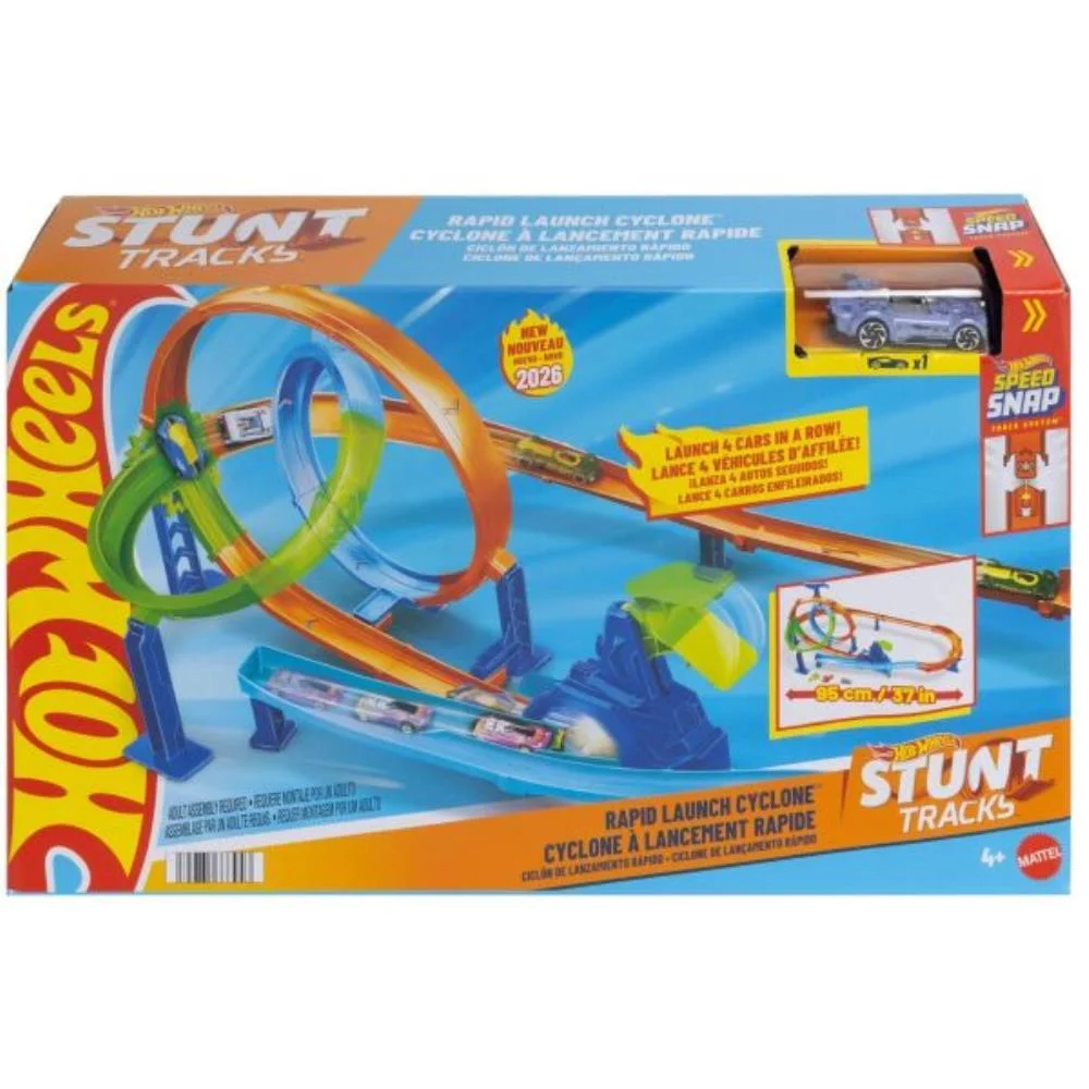Hot Wheels Pista Action Ciclone De Lançamento Rapido Mattel (Unidade) - imagem 5