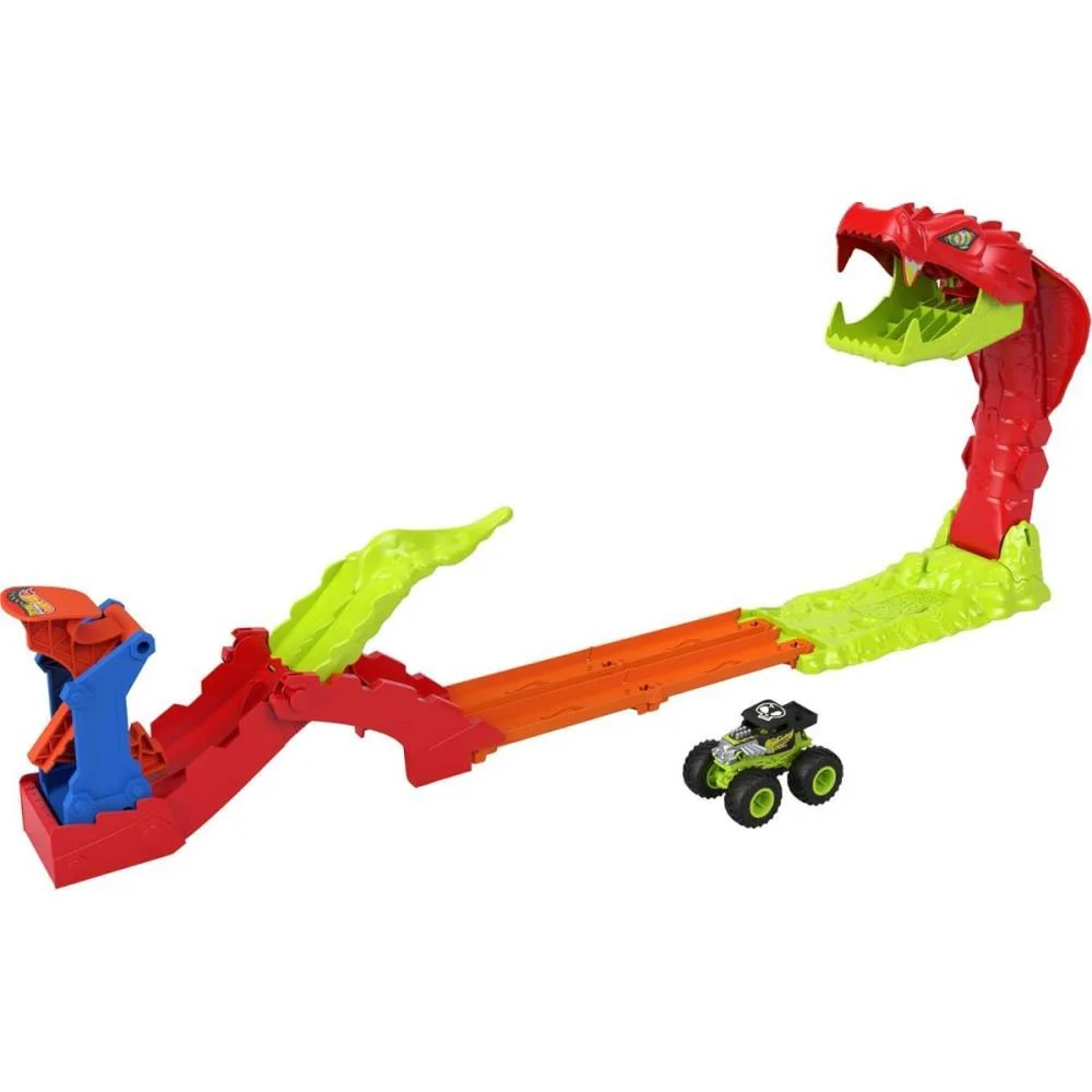 Hot Wheels Pista Monster Truck Ataque Gigantesco Da Serpente Mattel (Unidade) - imagem 2