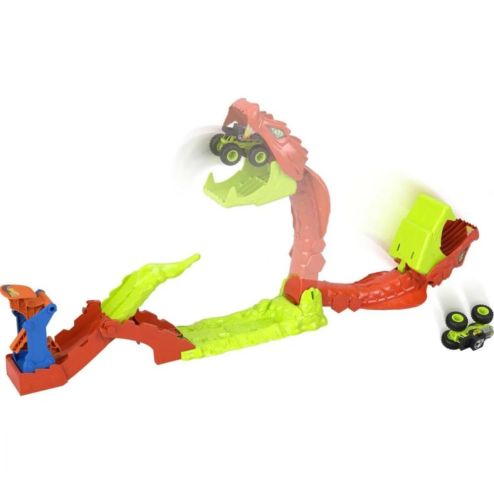 Hot Wheels Pista Monster Truck Ataque Gigantesco Da Serpente Mattel (Unidade) - imagem 6