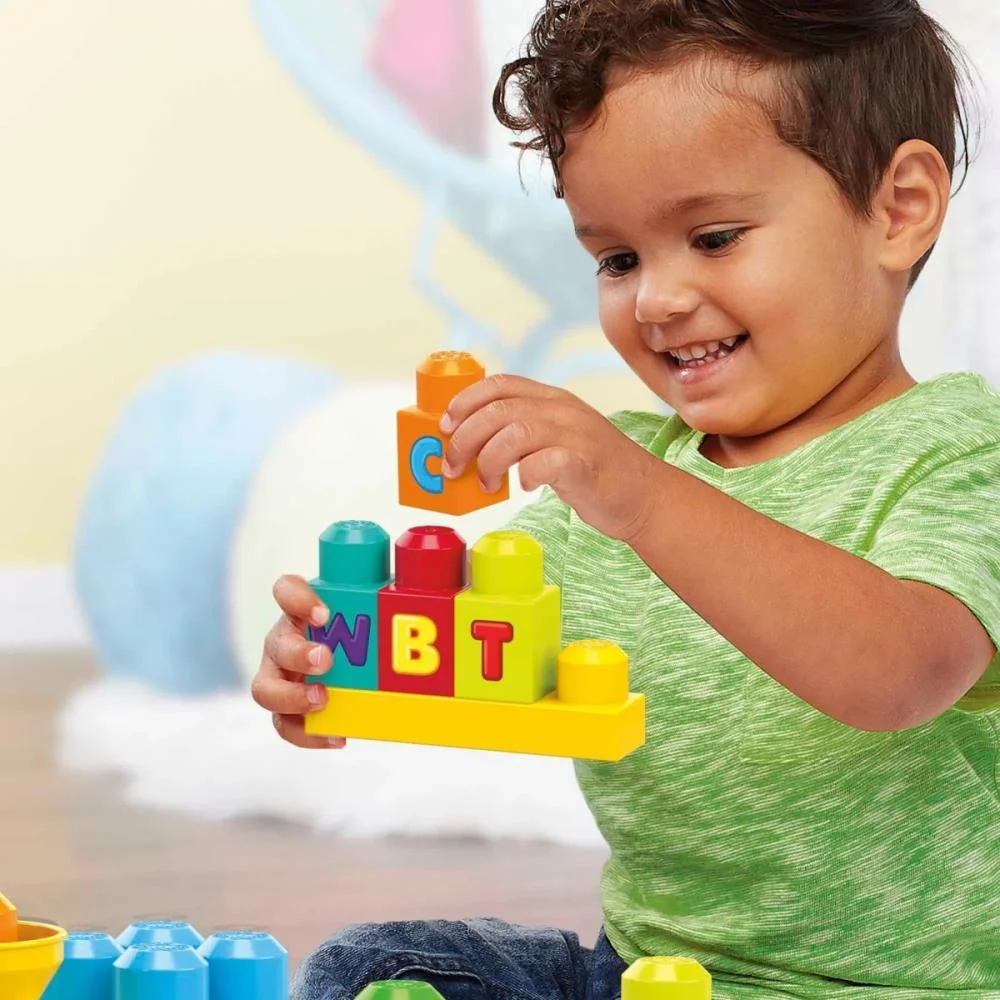 Mega Bloks Trem Aprendiz. Musical Abc 50P Mattel - imagem 5