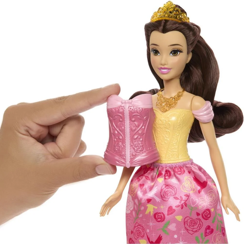 Boneca Disney Princesa Bela Fashion 2Em1 Mattel (Unidade) - imagem 6