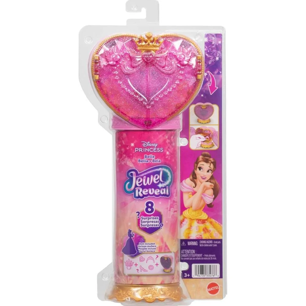Boneca Disney Princesa Reveal Bela Mattel - imagem 10