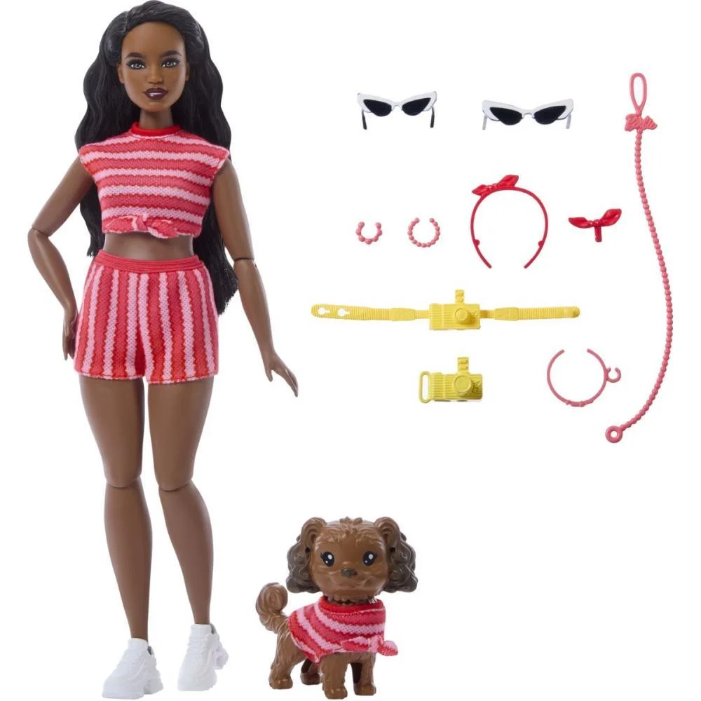 Barbie Fashion Brookly E Cão Combinação Looks Mattel - imagem 2