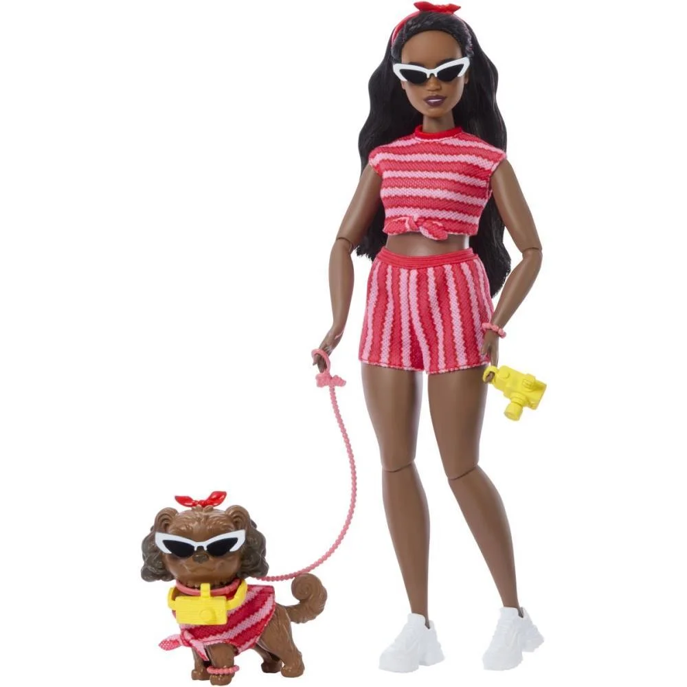 Barbie Fashion Brookly E Cão Combinação Looks Mattel - imagem 3