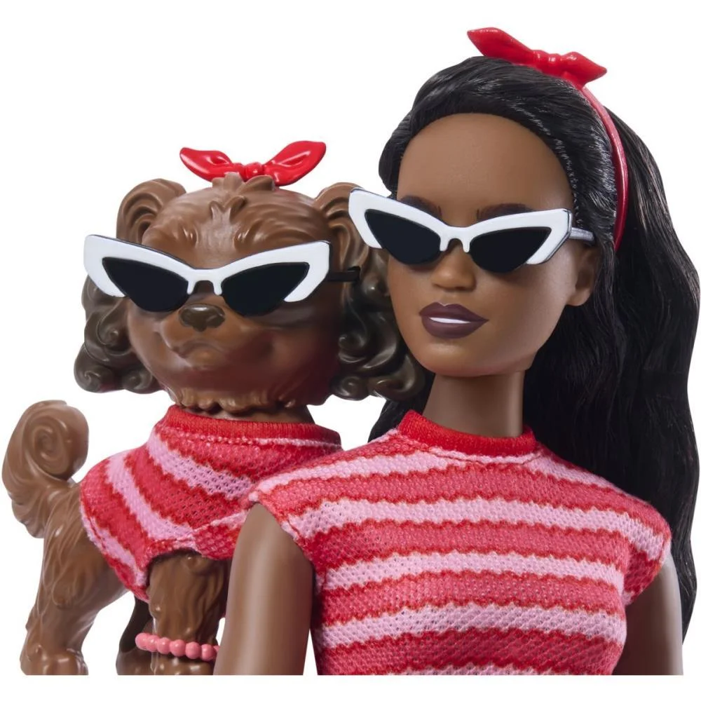 Barbie Fashion Brookly E Cão Combinação Looks Mattel - imagem 4