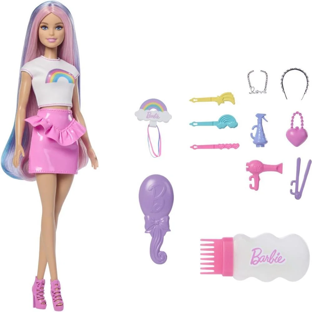 Barbie Fashion Loira Pinte E Decore O Cabelo Mattel - imagem 3