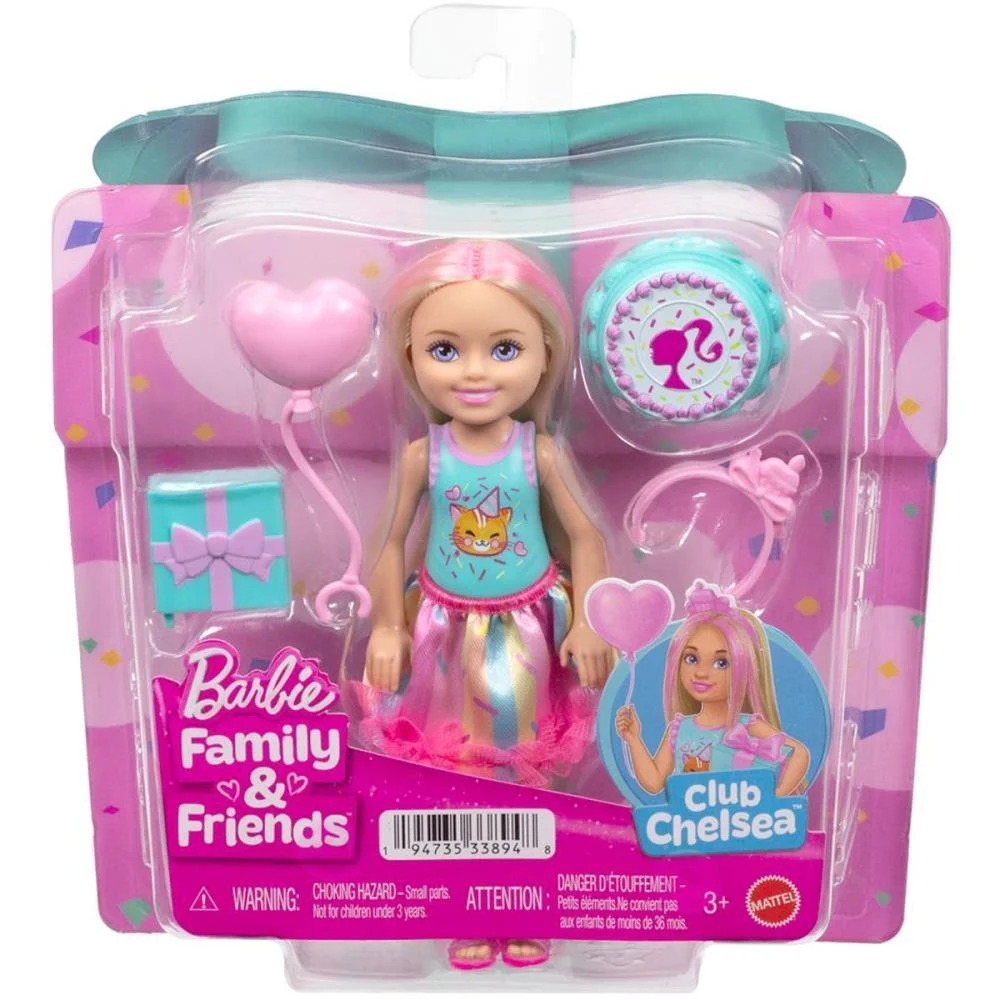 Barbie Family Chelsea Loira Aniversariante Mattel - imagem 8