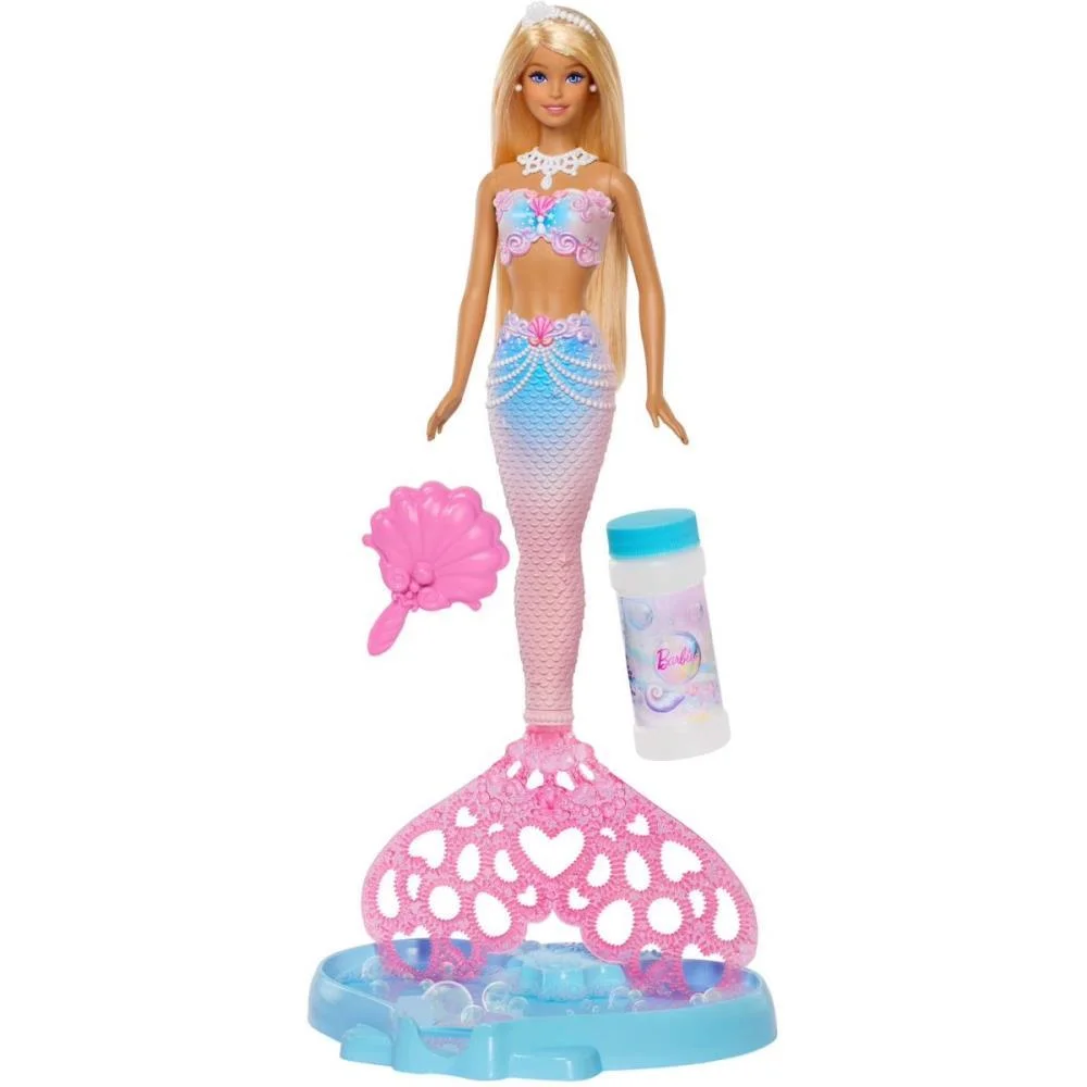 Barbie Fantasy Sereia Fantastica Com Bolhas Mattel - imagem 2