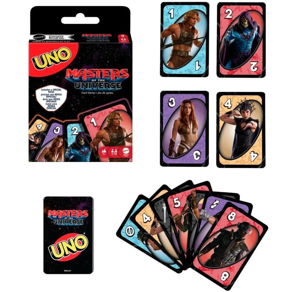 Jogo De Cartas Uno Masters Of The Universe Mattel - imagem 3