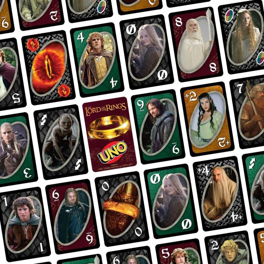 Jogo De Cartas Uno Senhor Dos Aneis Mattel - imagem 6