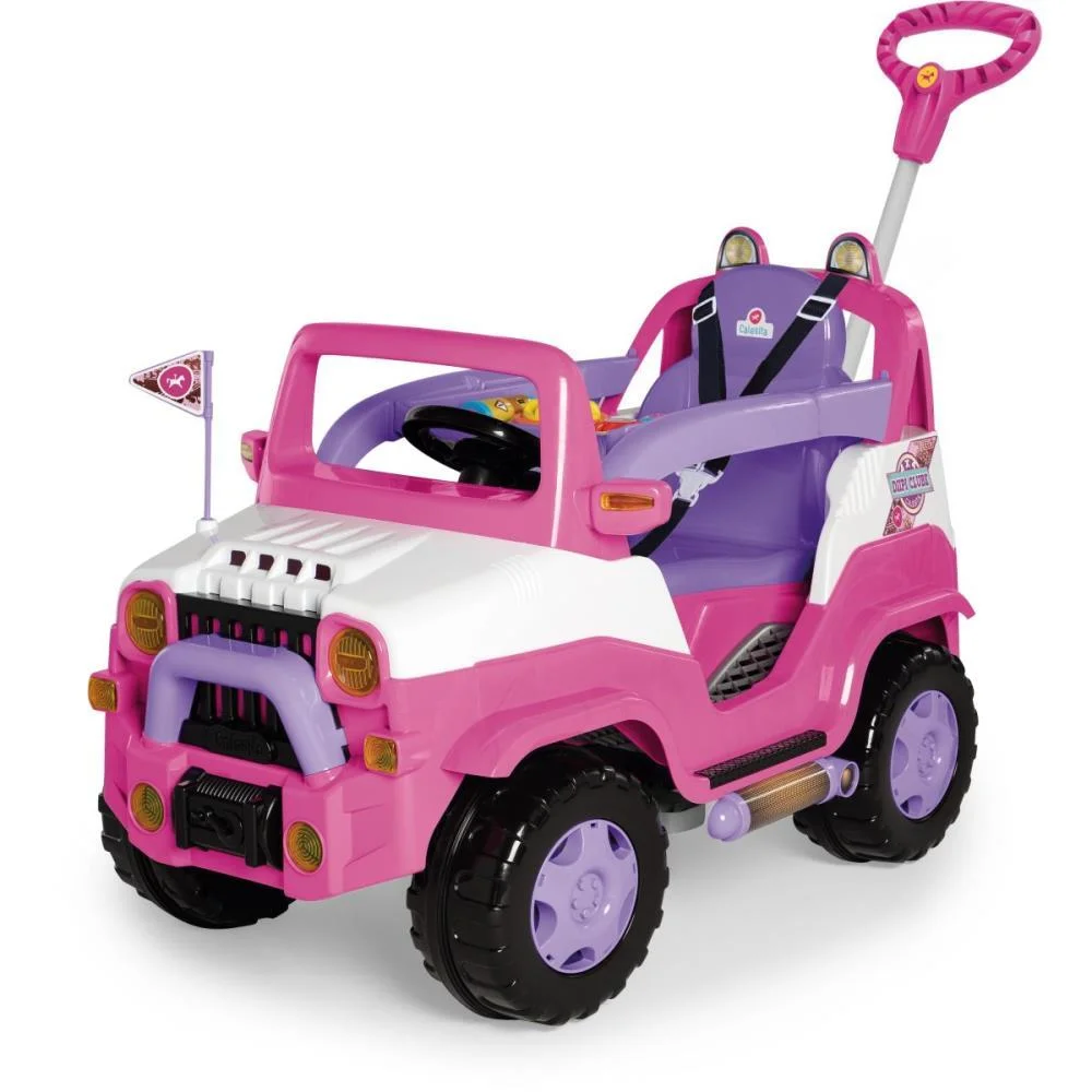 Veiculo Para Bebe Diipi Rosa C/Som 30Kg Calesita (Unidade) - imagem 4