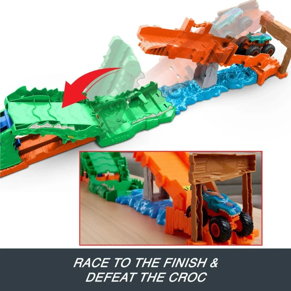 Hot Wheels Monster Trucks Desafio Do Crocodilo Mattel - imagem 6