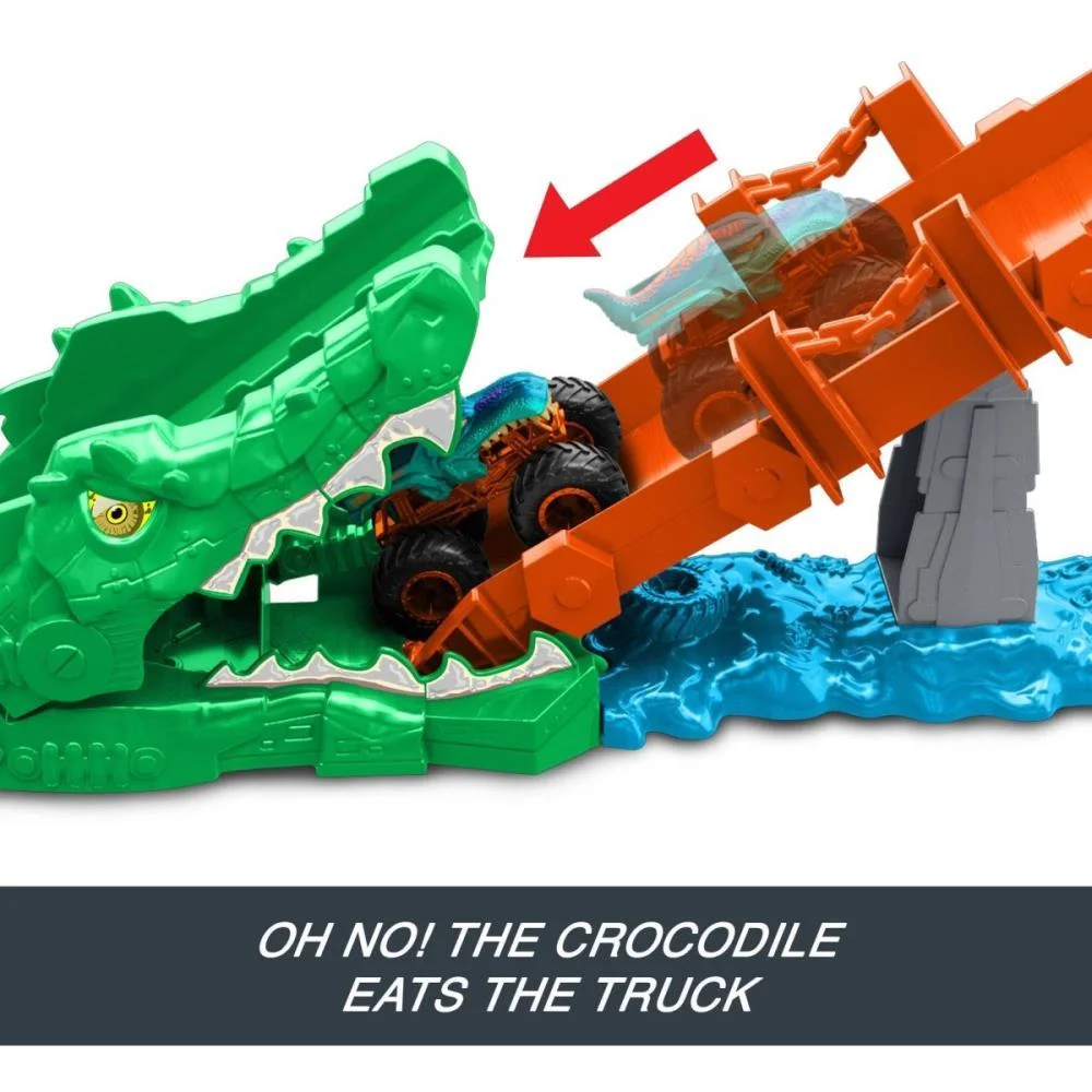 Hot Wheels Monster Trucks Desafio Do Crocodilo Mattel - imagem 7