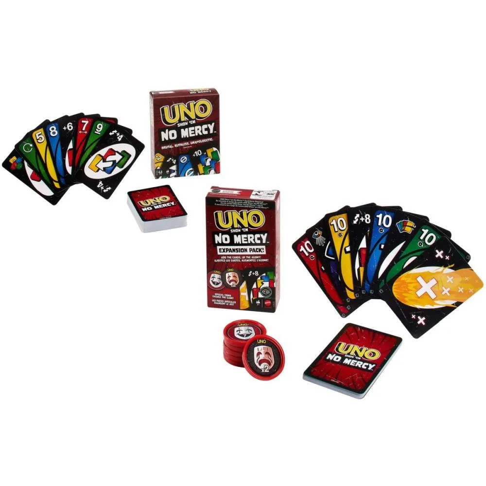 Jogo De Cartas Uno No Mercy Extencao Adic. Mattel - imagem 2