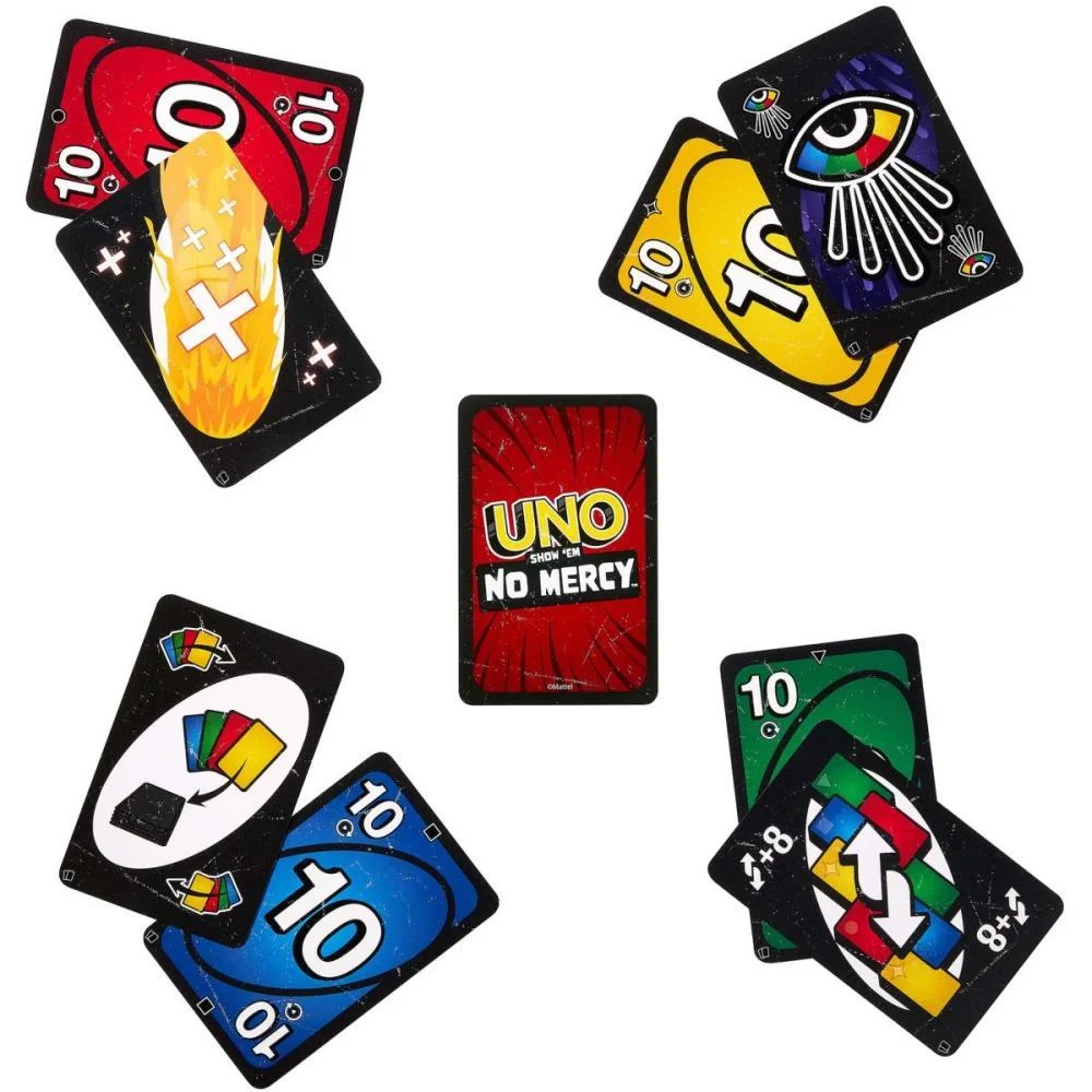 Jogo De Cartas Uno No Mercy Extencao Adic. Mattel - imagem 4