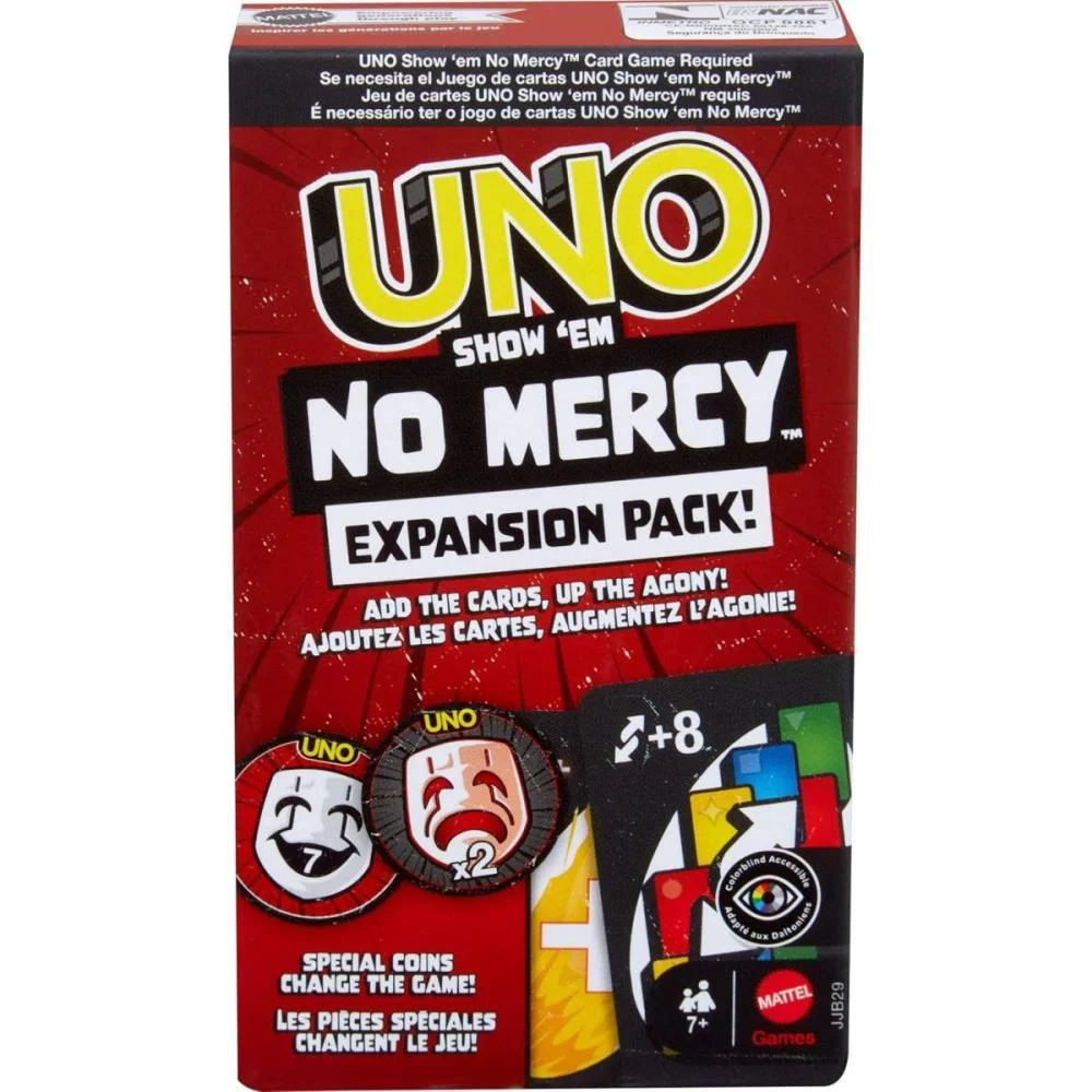 Jogo De Cartas Uno No Mercy Extencao Adic. Mattel - imagem 7