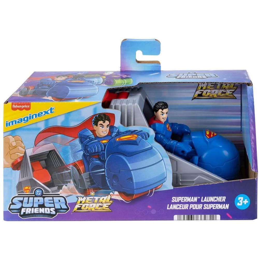 Imaginext Super-Man Lancador De Personag Mattel - imagem 5