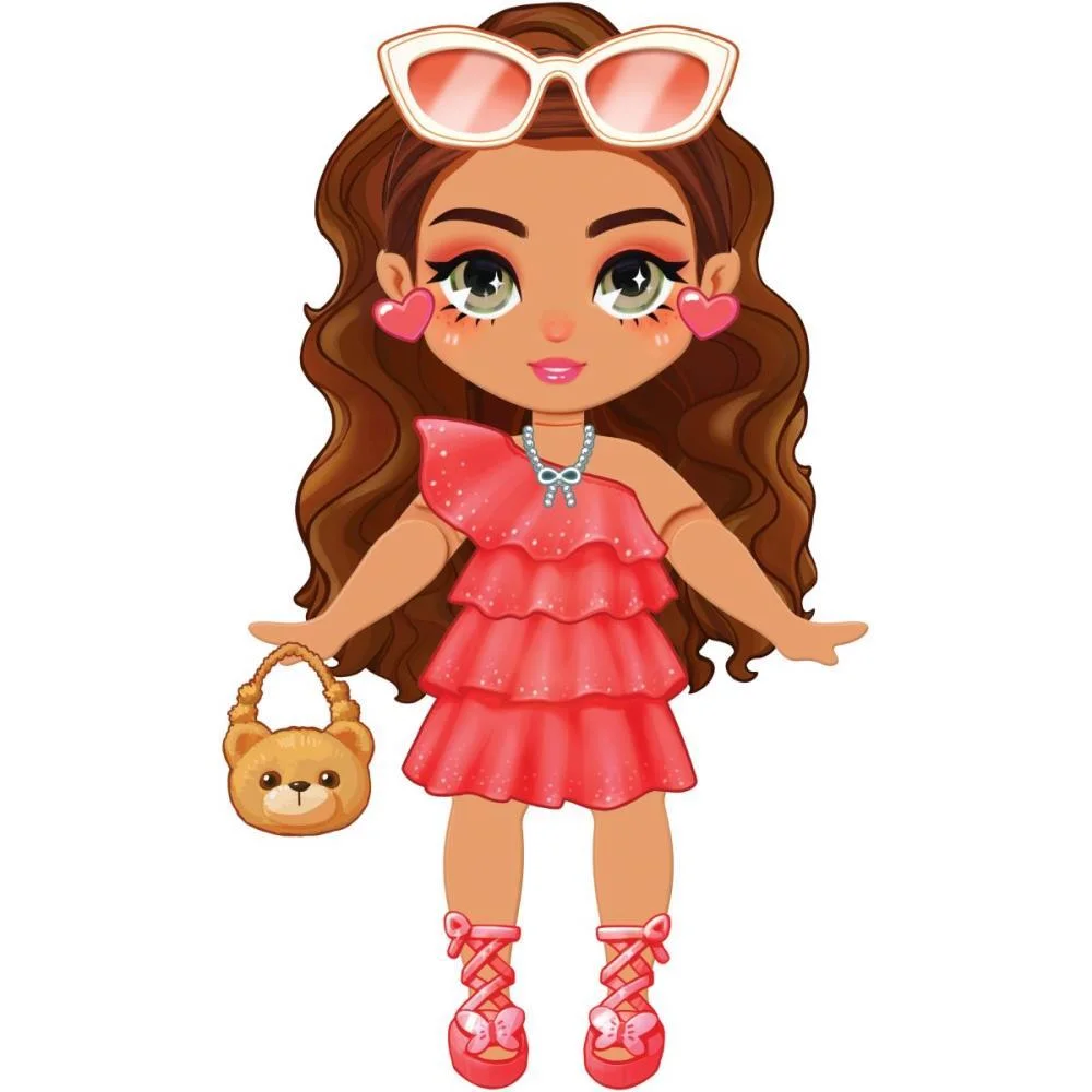 Barbie Stickee Style Boneca Vinil C/Stickers (S) Mattel - imagem 12