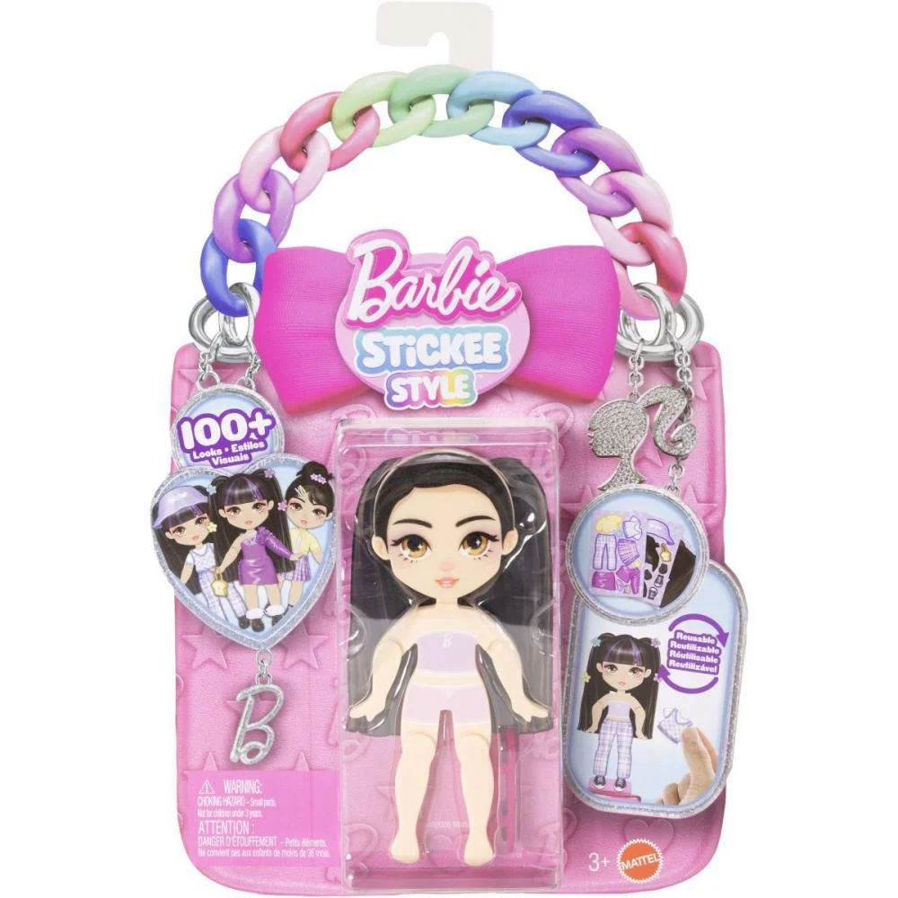 Barbie Stickee Style Boneca Vinil C/Stickers (S) Mattel - imagem 20