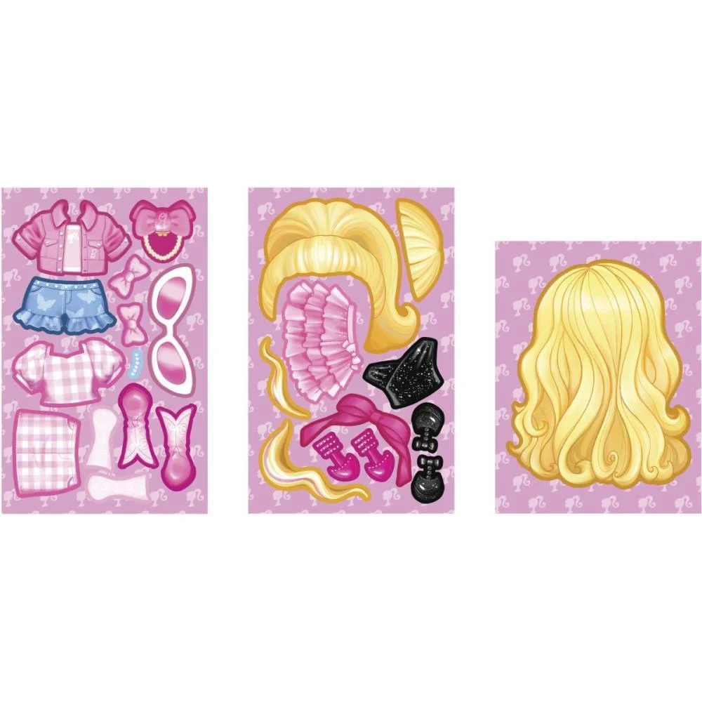 Barbie Stickee Style Boneca Vinil C/Stickers (S) Mattel - imagem 4