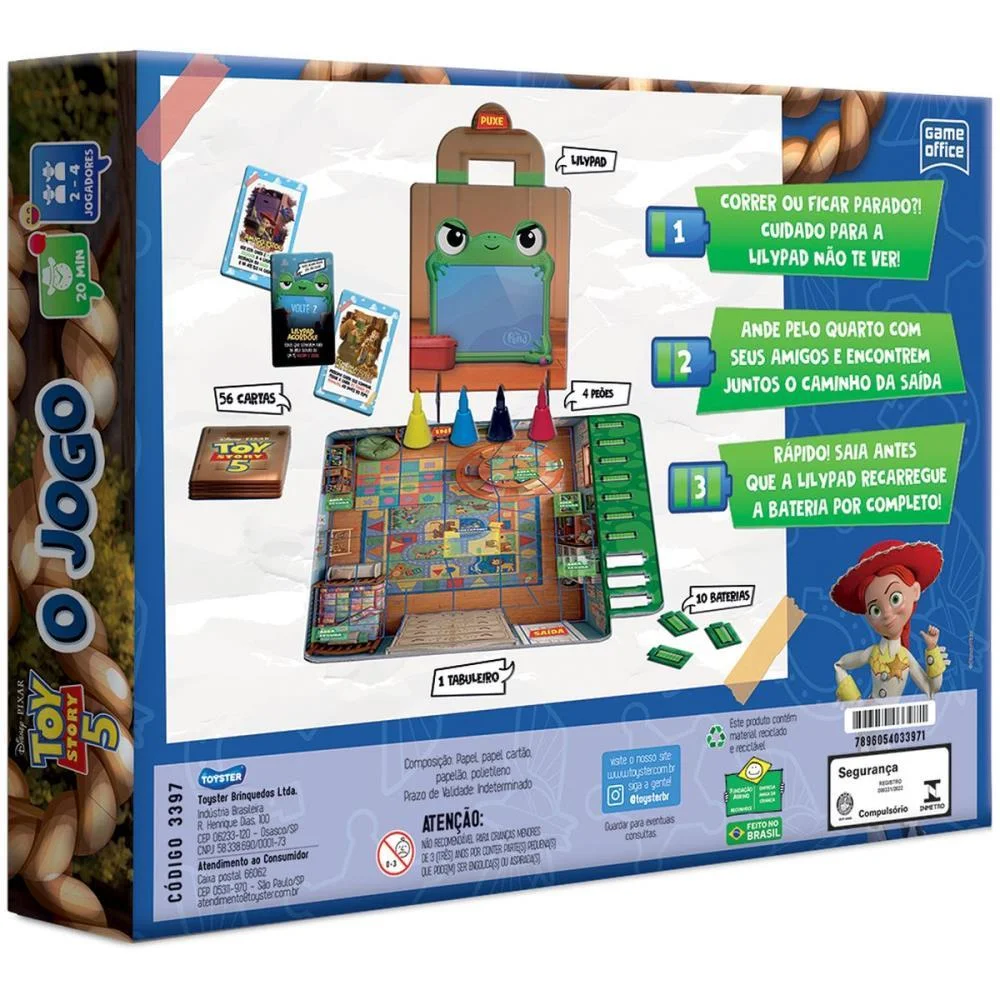 Jogo De Tabuleiro Toy Story 5 O Jogo Toyster (Unidade) - imagem 4