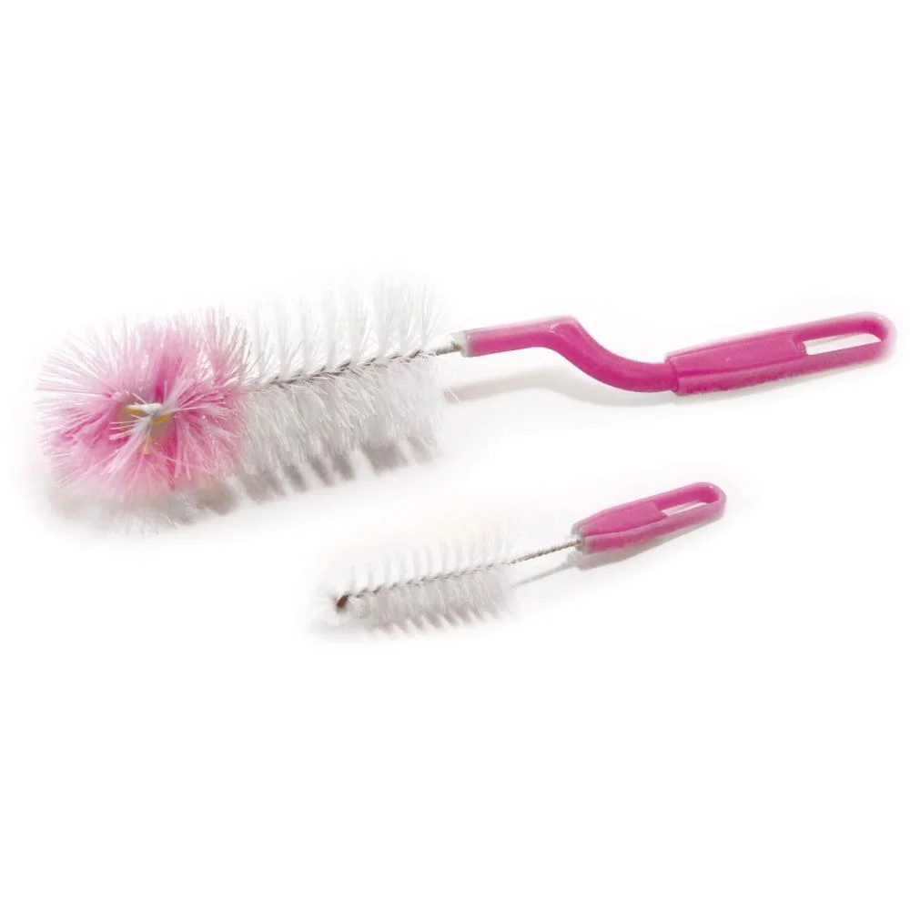 Amamentação Escova P/Mamadeira E Bico Rosa Pais E Filhos (Blister) - imagem 4