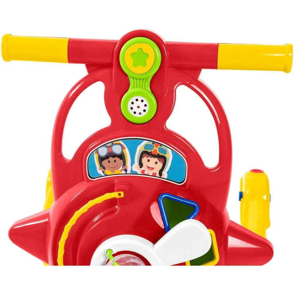 Andador Bebe Aviador C/Som E Luz Tateti (Unidade) - imagem 7