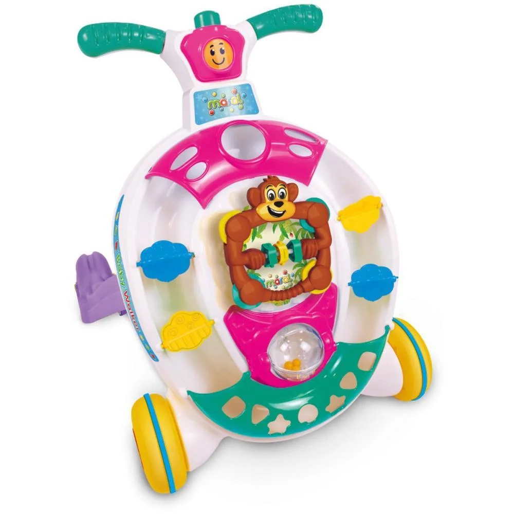 Andador Baby Walker Rosa C/Som Maral - imagem 2