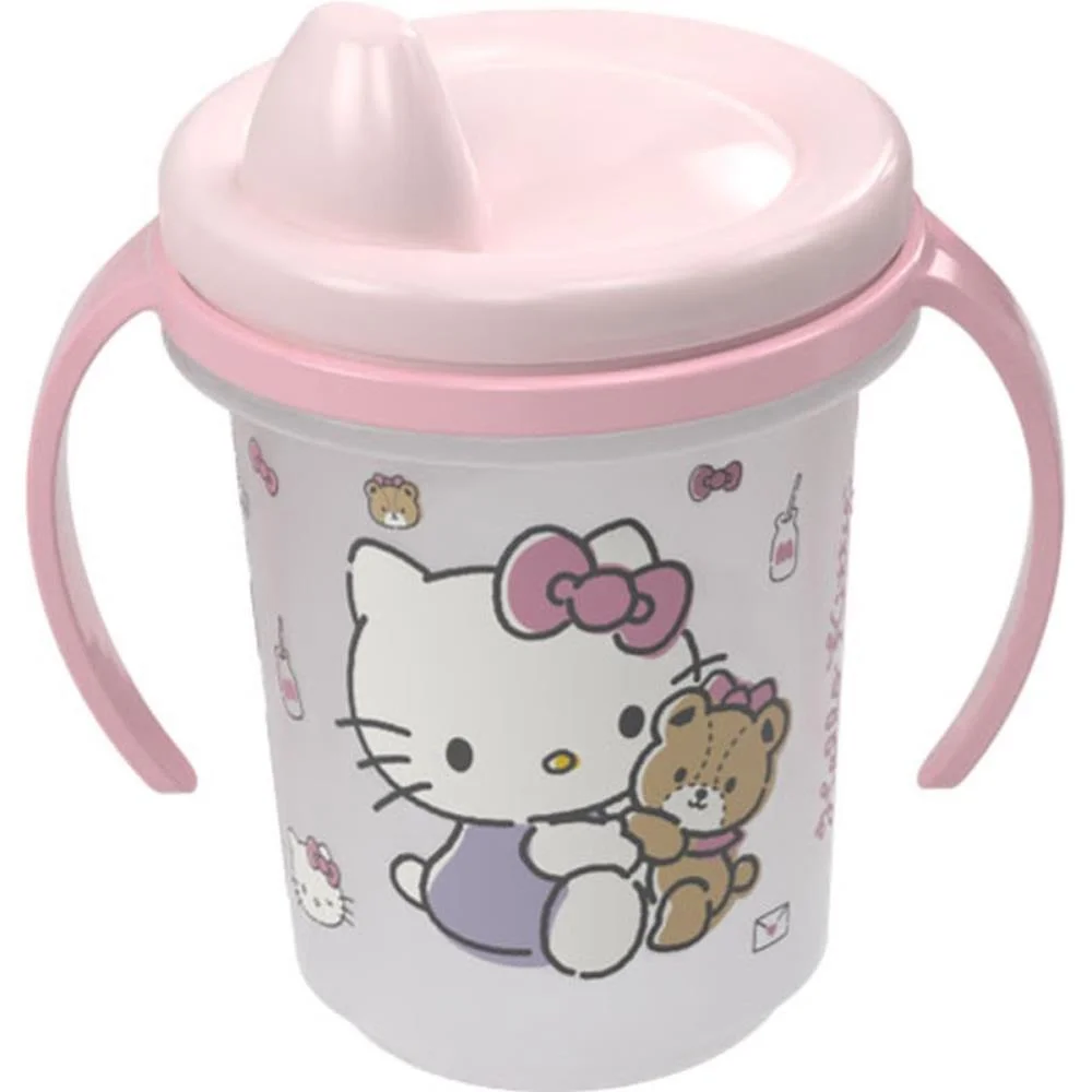 Copo Treinamento Hello Kitty Trio 280Ml Plasutil - imagem 2