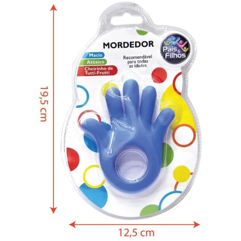 Mordedor Infantil Maozinha Sortida Pais E Filhos (Unidade) - imagem 5