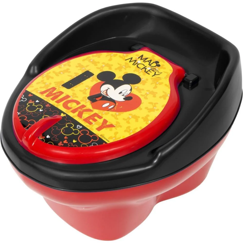 Troninho E Redutor Mickey Preto/Vermelho Styll Baby - imagem 2