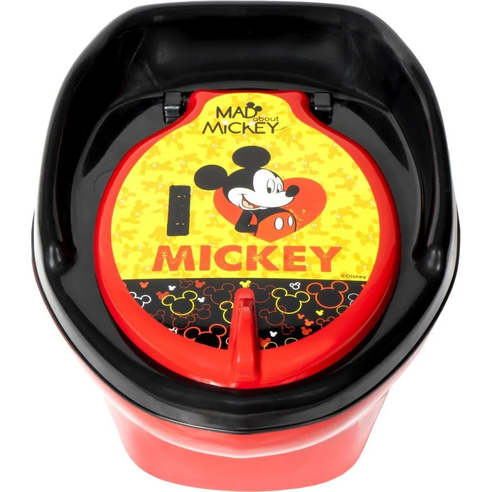 Troninho E Redutor Mickey Preto/Vermelho Styll Baby - imagem 3