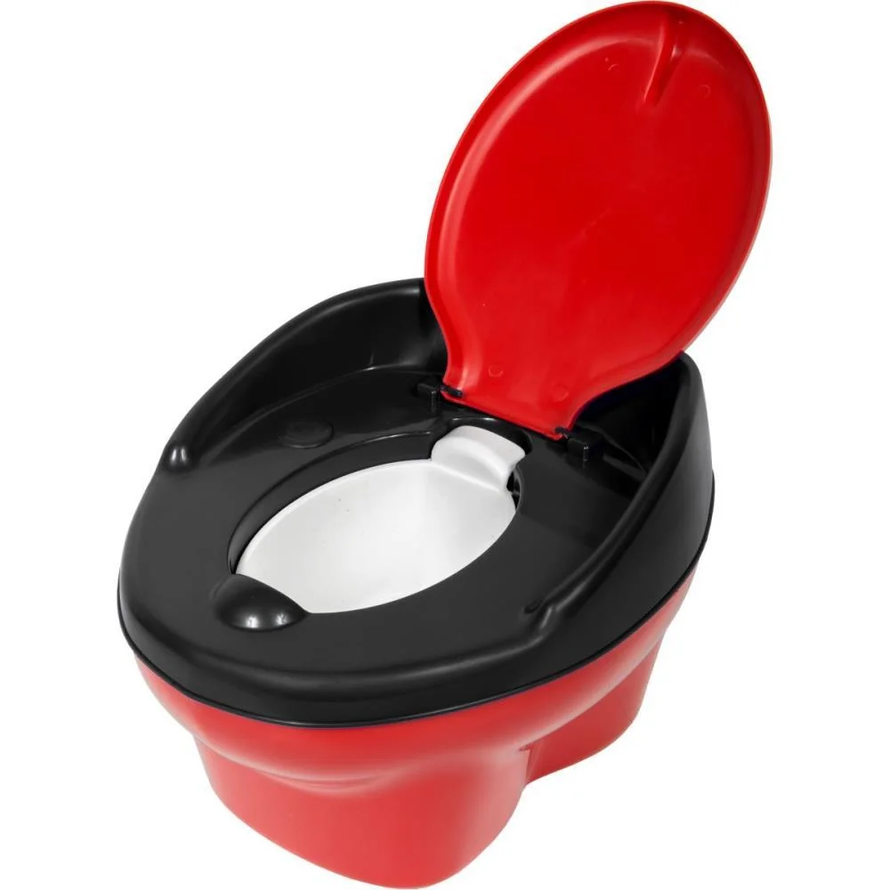 Troninho E Redutor Mickey Preto/Vermelho Styll Baby - imagem 4