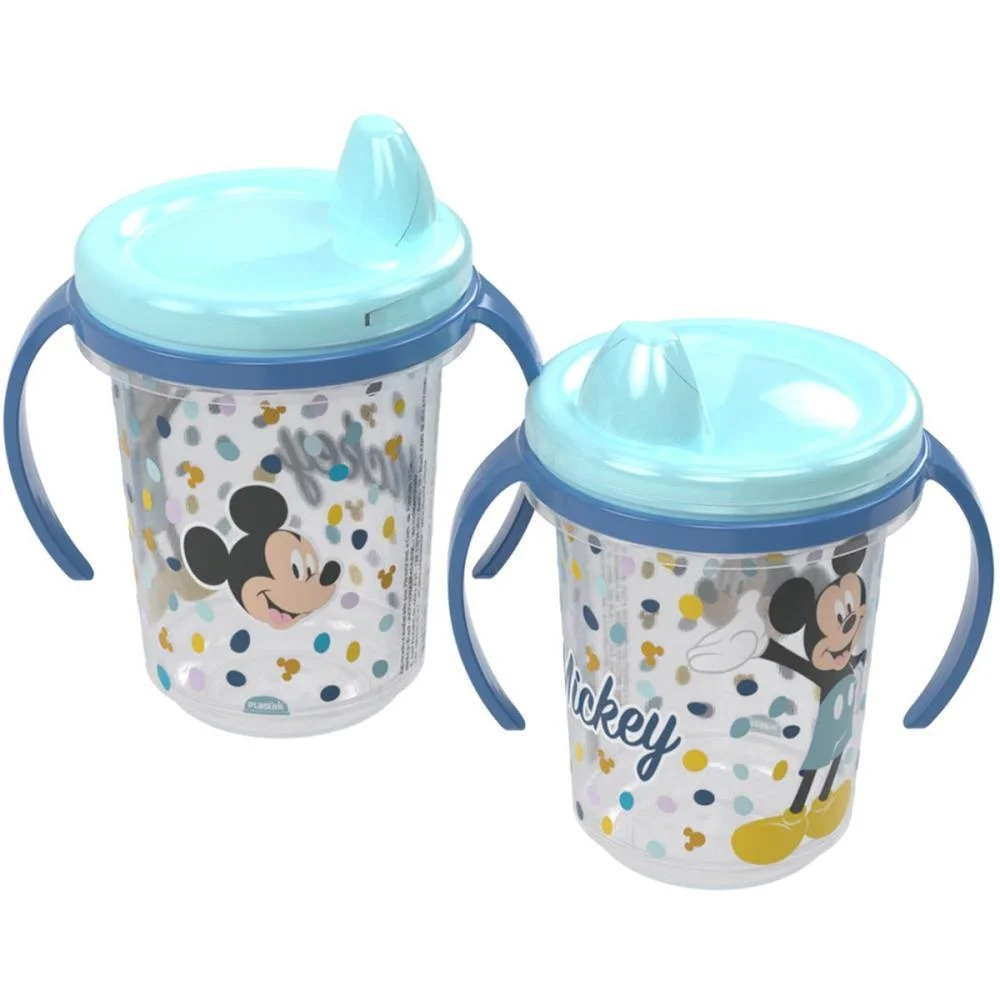 Copo Treinamento Mickey Trio 330Ml Plasutil (Unidade) - imagem 4